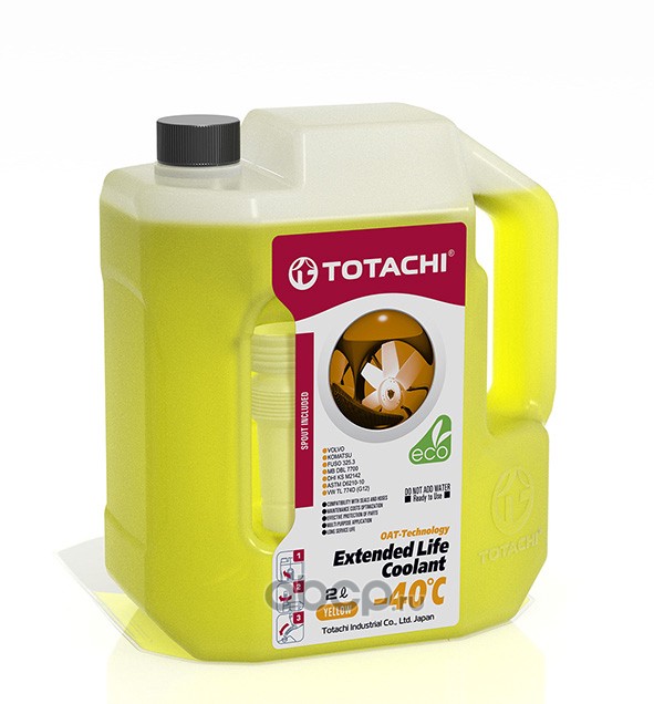 антифриз ELC Yellow -40C Желтый 2л.